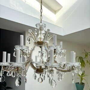 Antique Crystal Chandelier